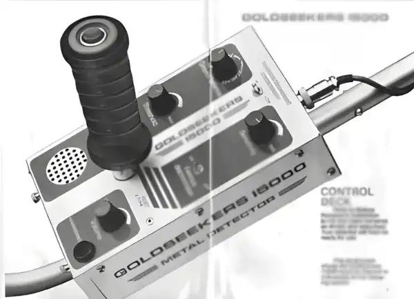 GOLDSEEKERS 15000 lançado- Primeiro detector de metais da Minelab (1985)